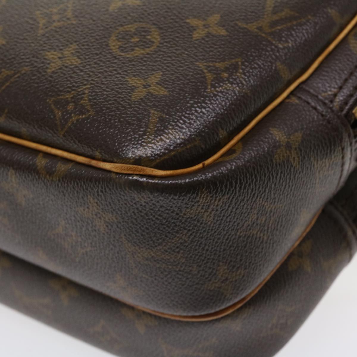 LOUIS VUITTON Monogram Reporter PM Shoulder Bag M45254 LV ac1876