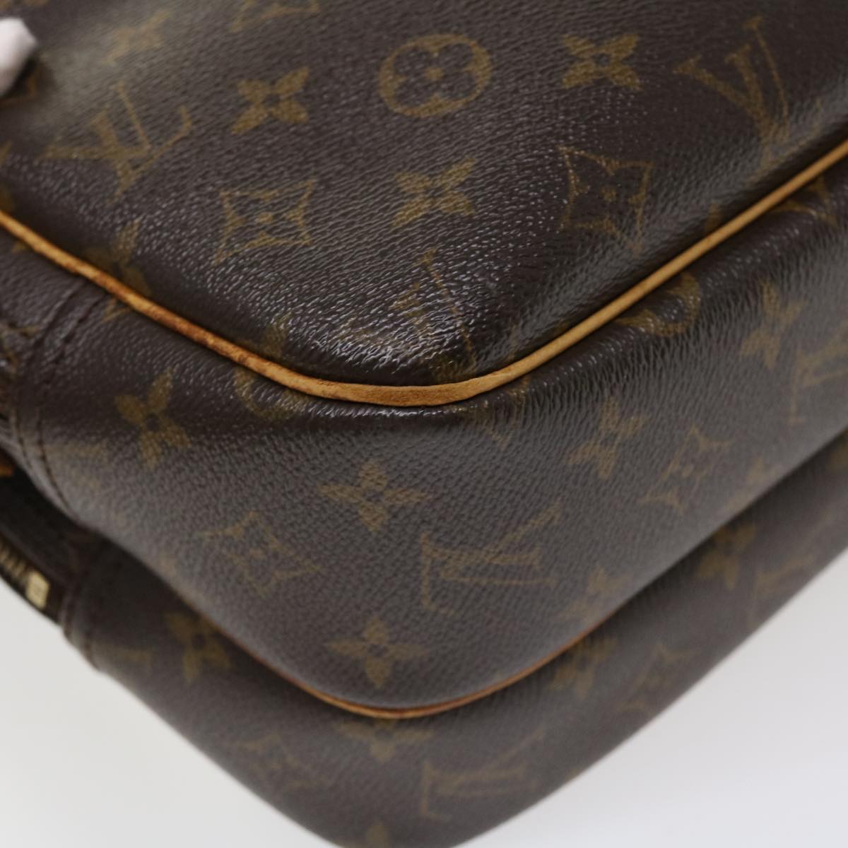 LOUIS VUITTON Monogram Reporter PM Shoulder Bag M45254 LV ac1876