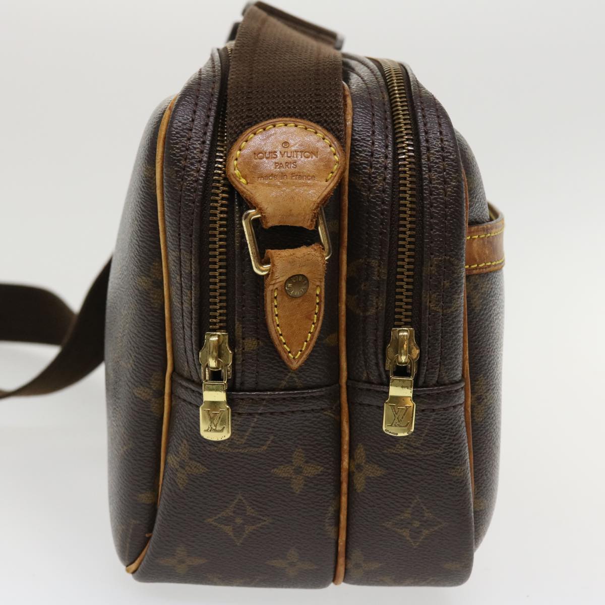 LOUIS VUITTON Monogram Reporter PM Shoulder Bag M45254 LV ac1876