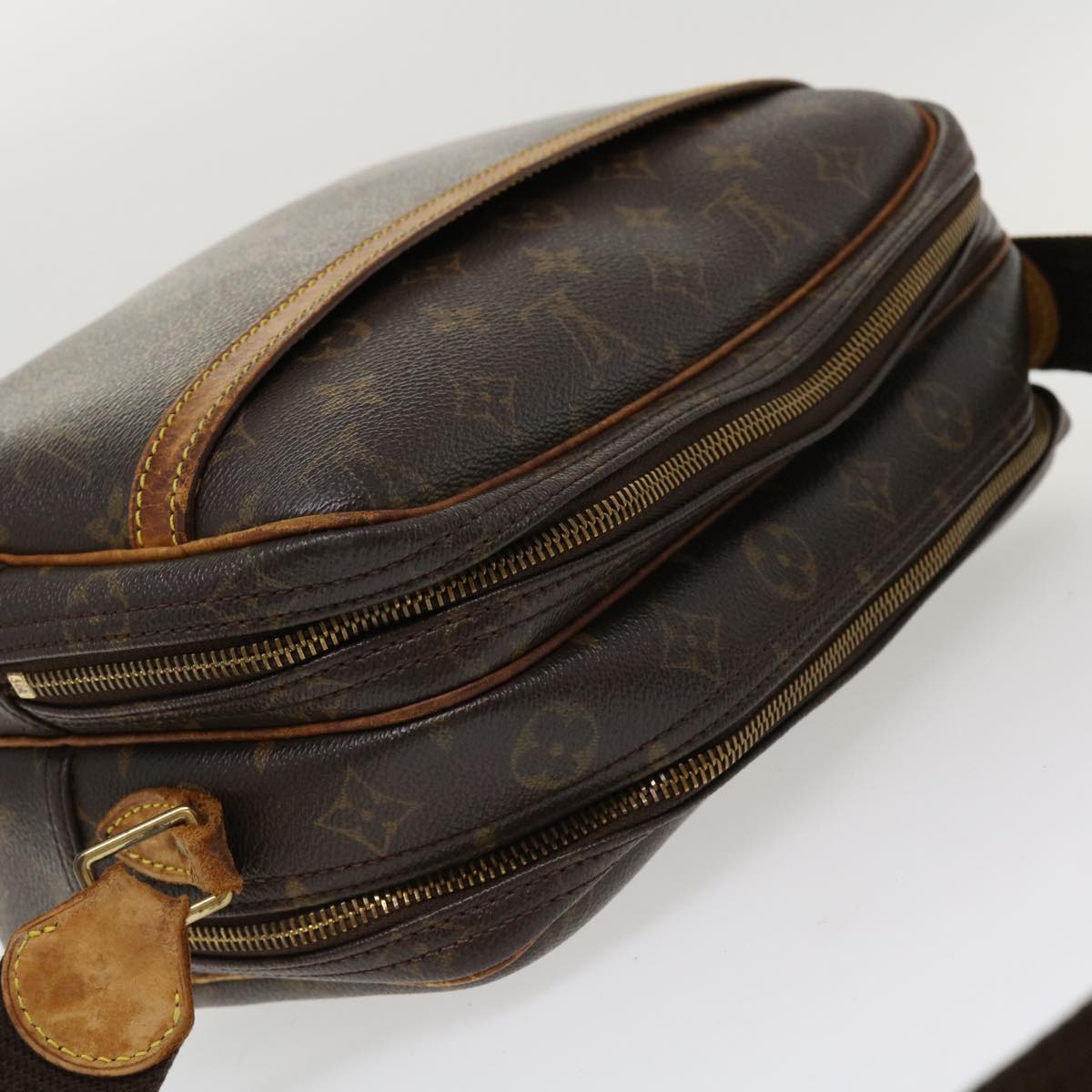 LOUIS VUITTON Monogram Reporter PM Shoulder Bag M45254 LV ac1876