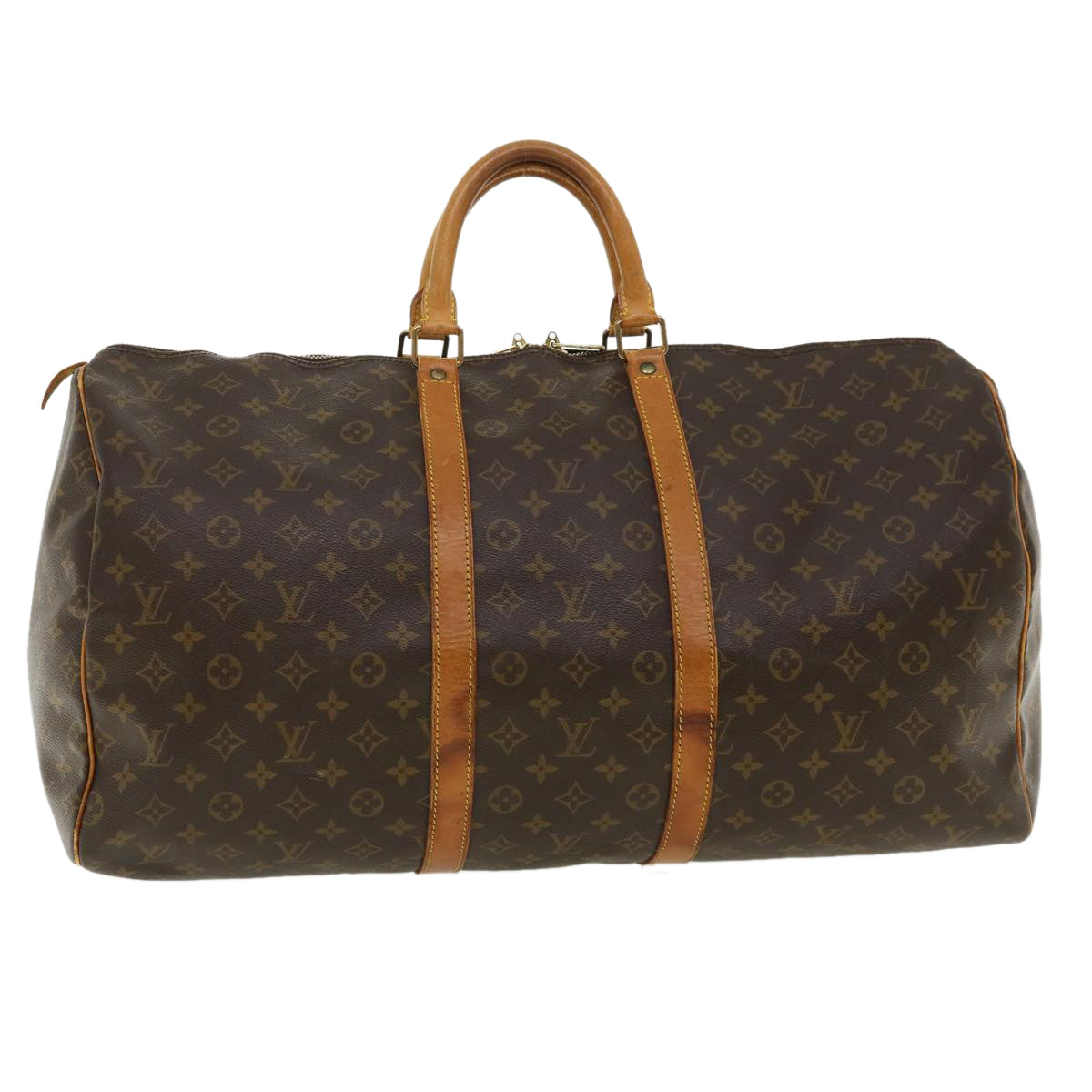 LOUIS VUITTON Monogram Keepall 55 Boston Bag M41424 LV ac1892