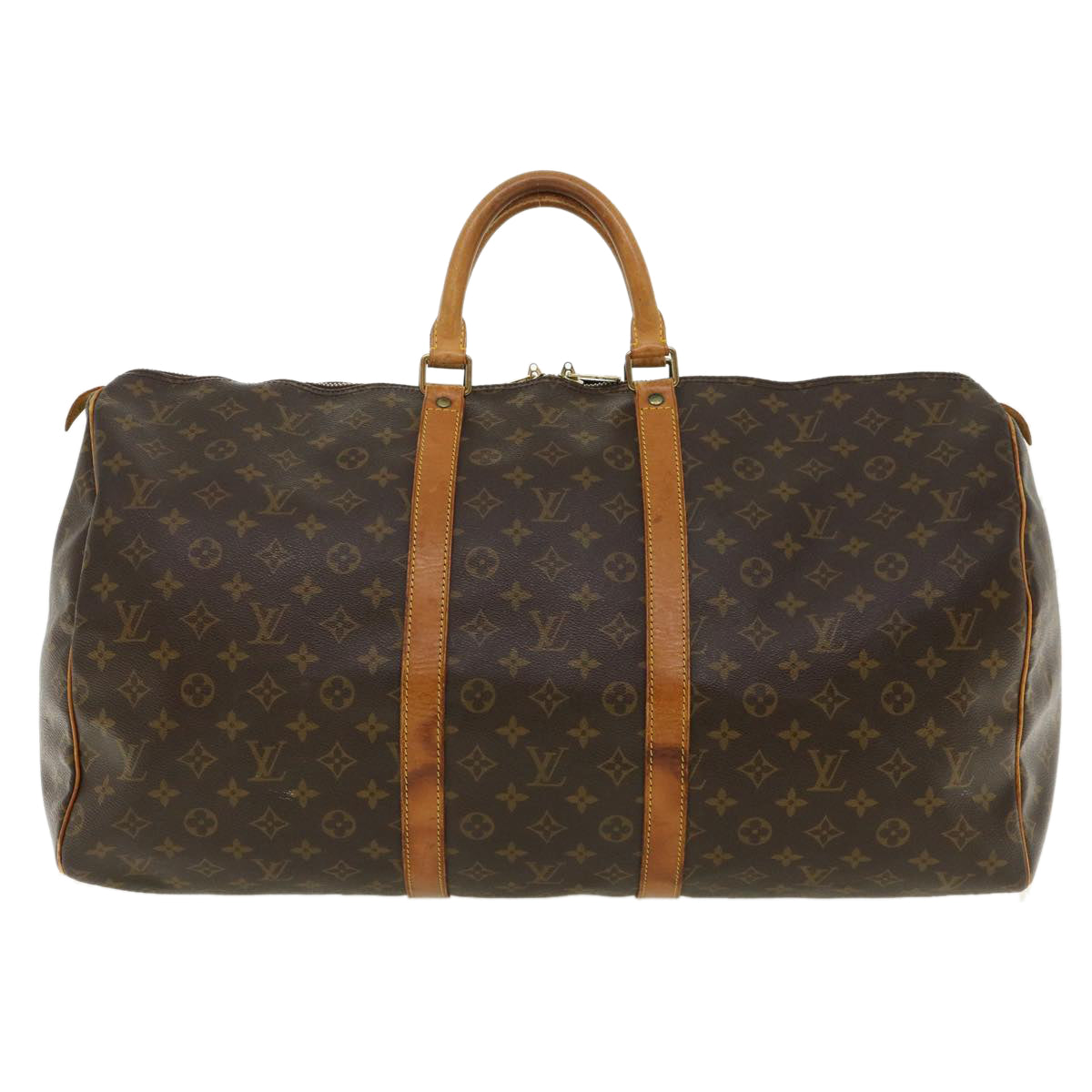 LOUIS VUITTON Monogram Keepall 55 Boston Bag M41424 LV ac1892