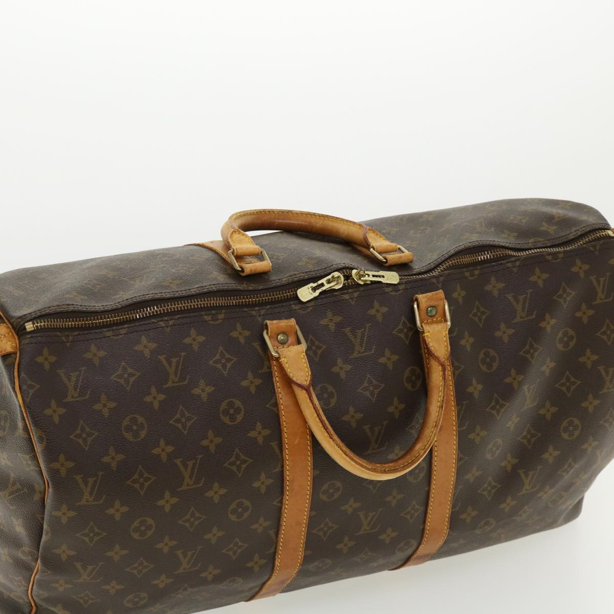 LOUIS VUITTON Monogram Keepall 55 Boston Bag M41424 LV ac1892