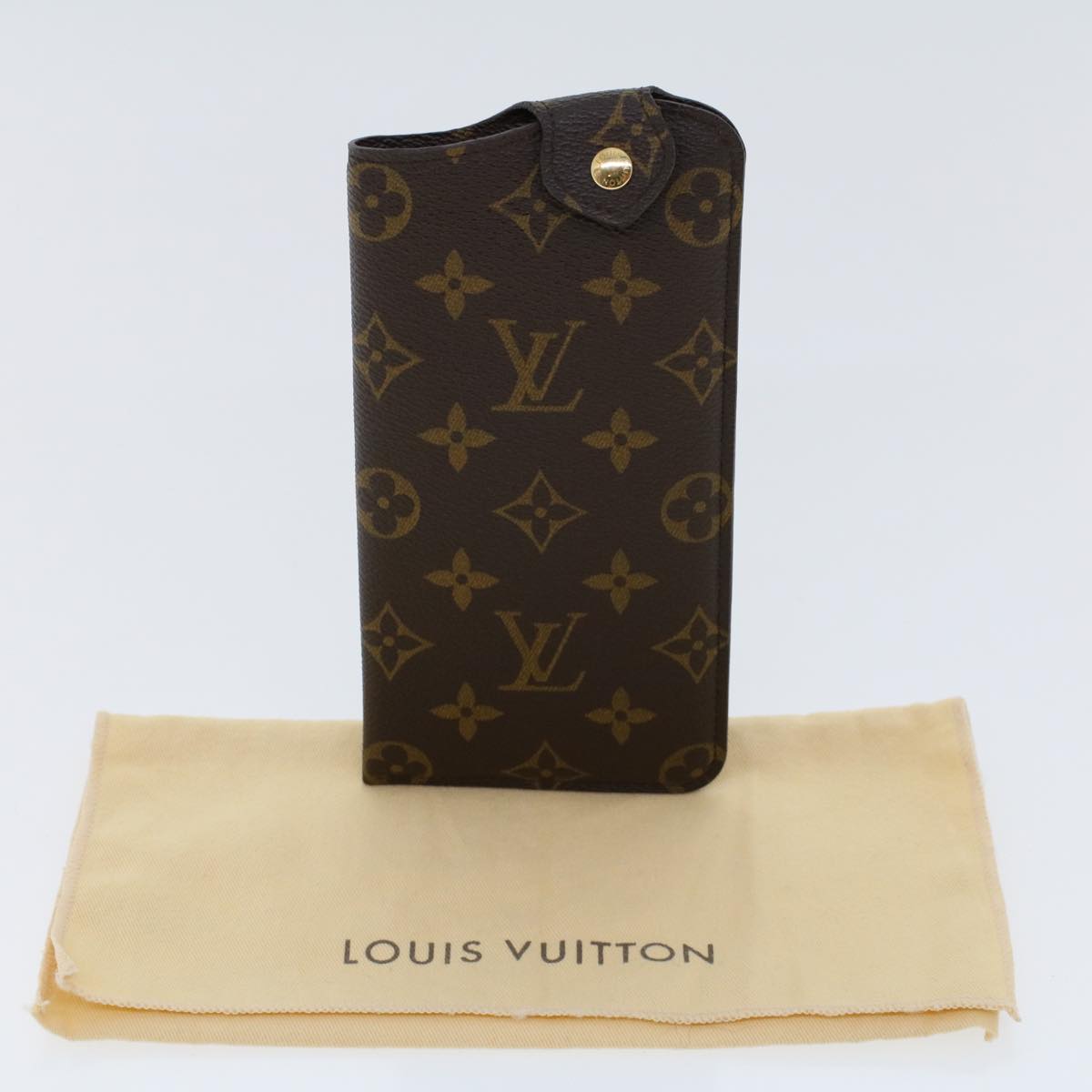 LOUIS VUITTON Monogram Etui Lunette MM Glasses Case M66544 LV ac1959