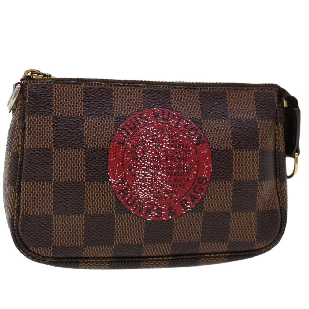 LOUIS VUITTON Damier Ebene T&B Mini Pochette Accessoires Pouch N58011 LV ac1964