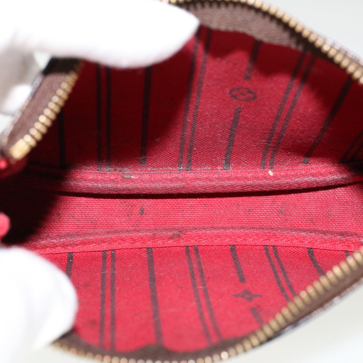 LOUIS VUITTON Damier Ebene T&B Mini Pochette Accessoires Pouch N58011 LV ac1964