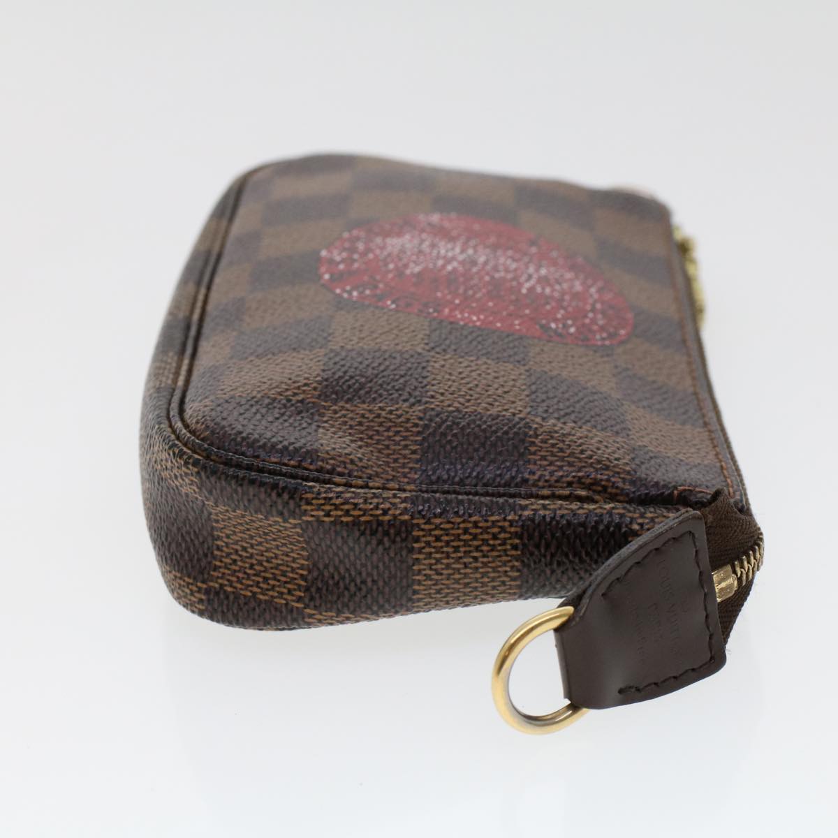 LOUIS VUITTON Damier Ebene T&B Mini Pochette Accessoires Pouch N58011 LV ac1964