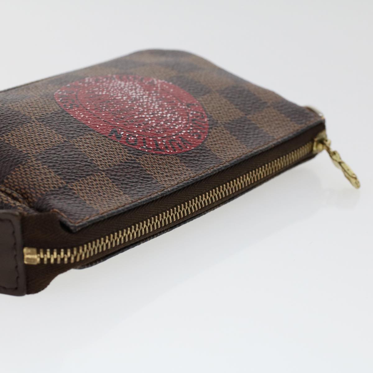 LOUIS VUITTON Damier Ebene T&B Mini Pochette Accessoires Pouch N58011 LV ac1964