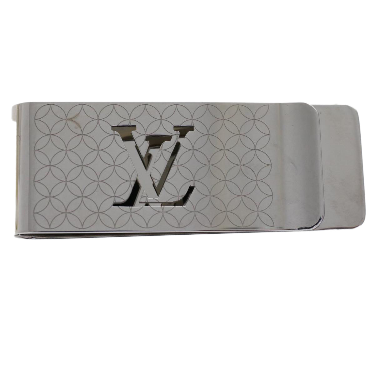 LOUIS VUITTON Pance Billets Champs Elysees Money Clip Silver M65041 ac1967