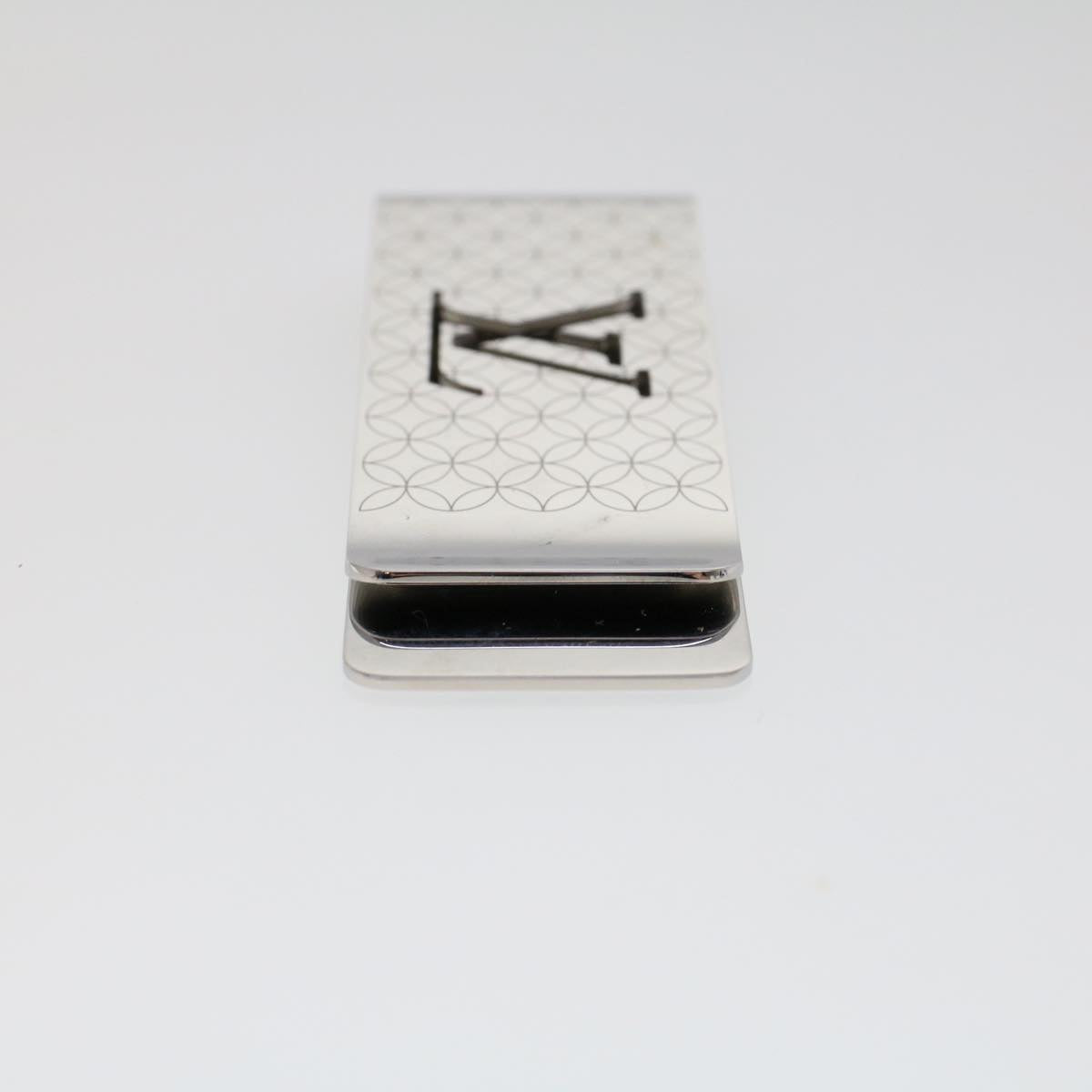 LOUIS VUITTON Pance Billets Champs Elysees Money Clip Silver M65041 ac1967