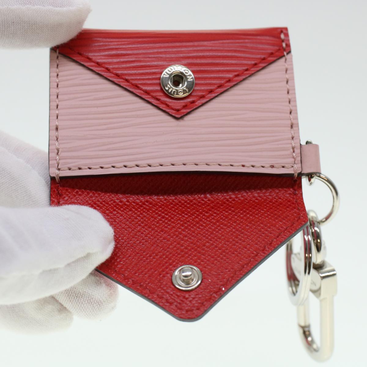LOUIS VUITTON Epi Envelop Charm Pink M78609 LV ac1972