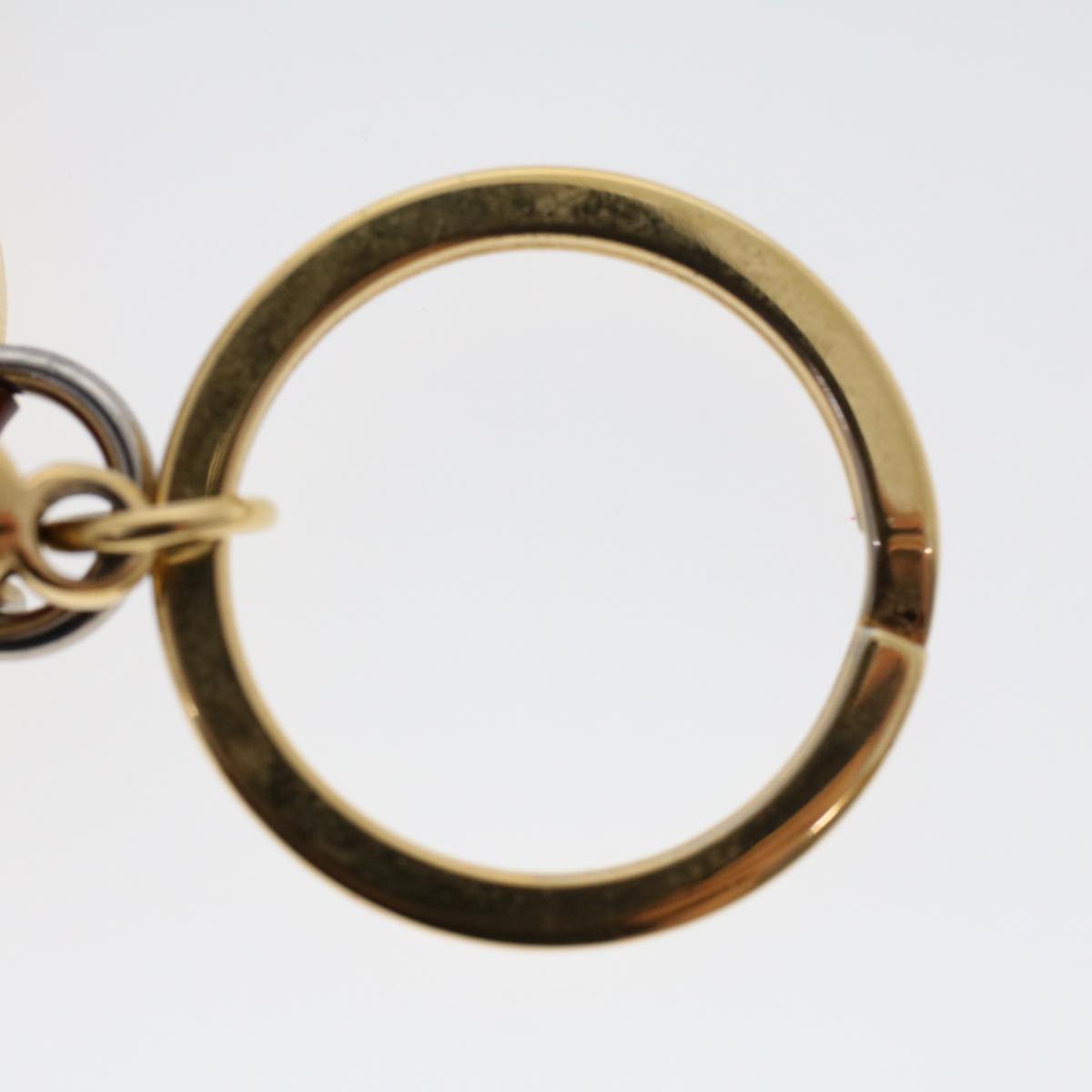 LOUIS VUITTON Vernis Porte Cles Ron Key Holder Red M93605 LV ac1983