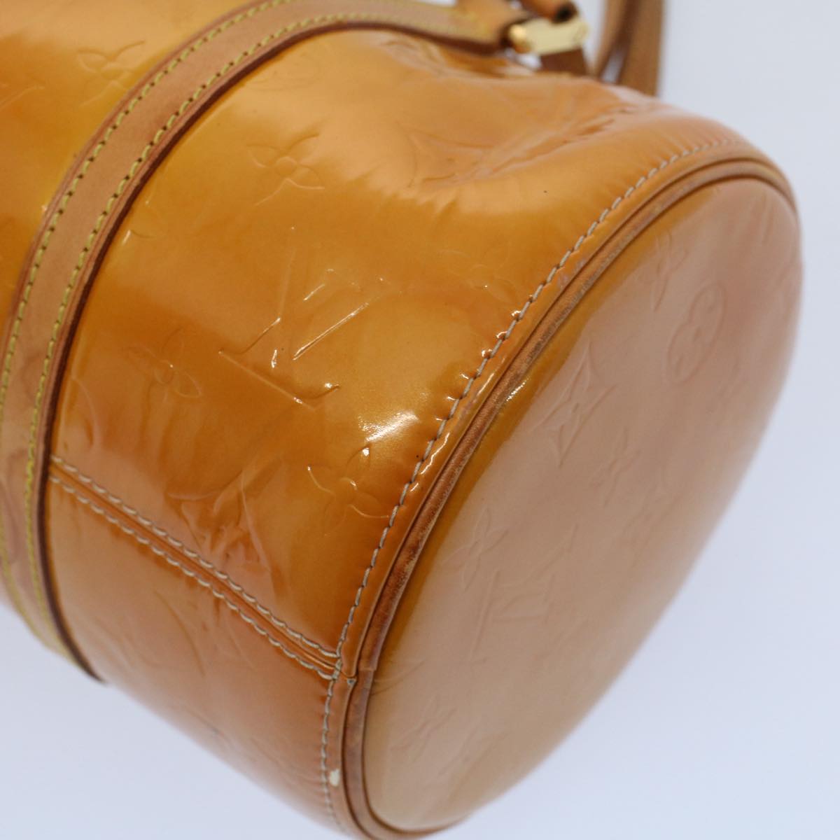LOUIS VUITTON Monogram Vernis Bedford Hand Bag Beige M91006 LV ac2193