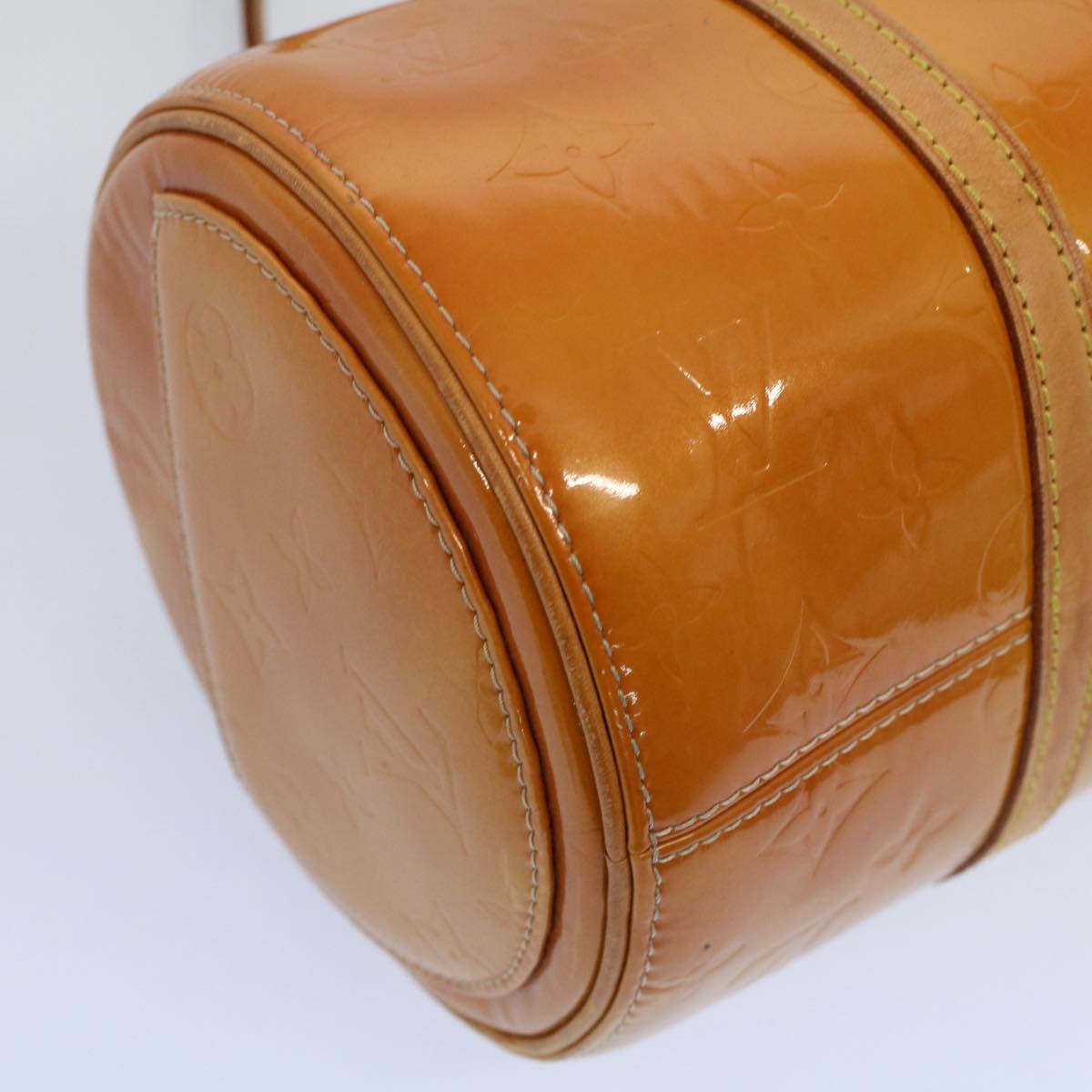 LOUIS VUITTON Monogram Vernis Bedford Hand Bag Beige M91006 LV ac2193