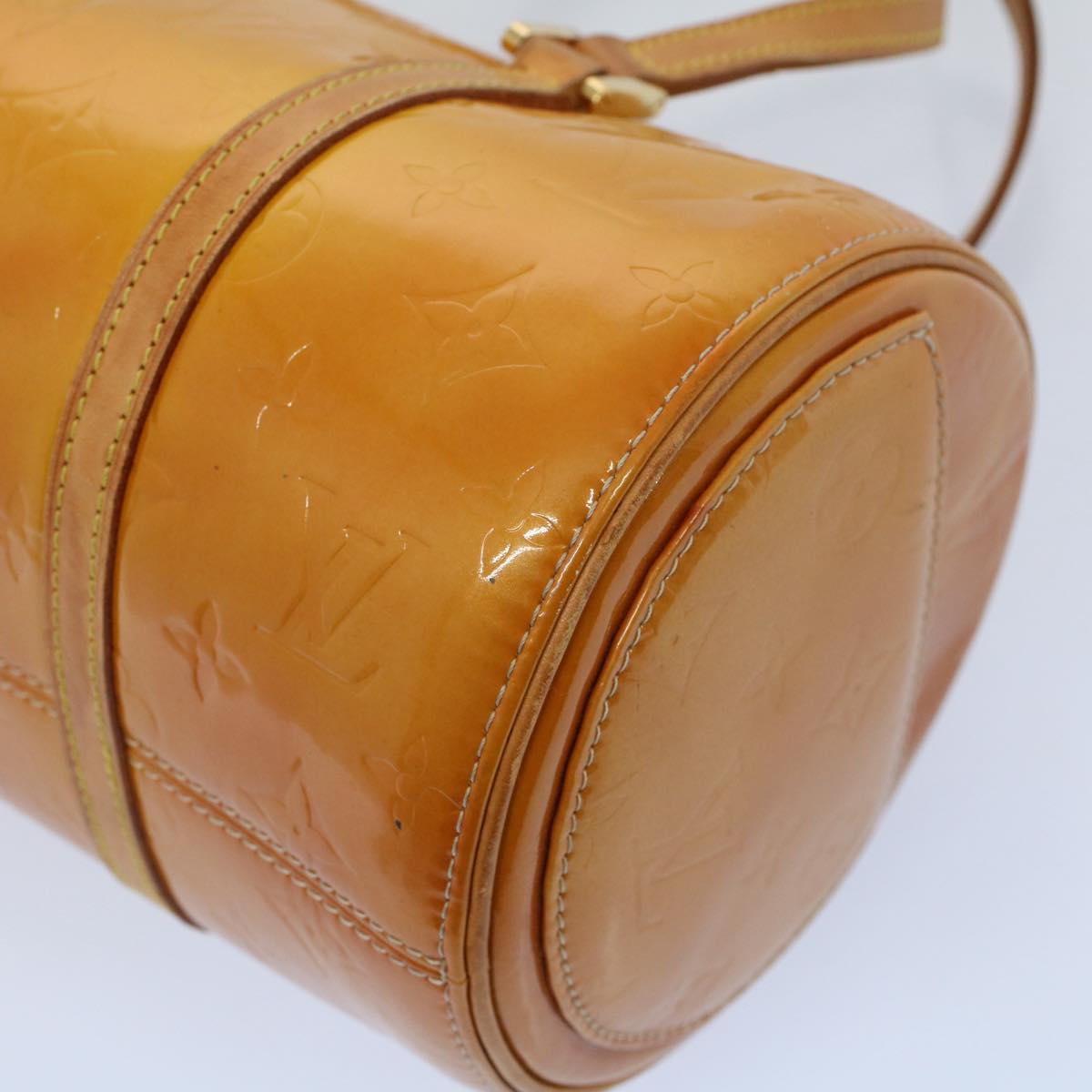 LOUIS VUITTON Monogram Vernis Bedford Hand Bag Beige M91006 LV ac2193