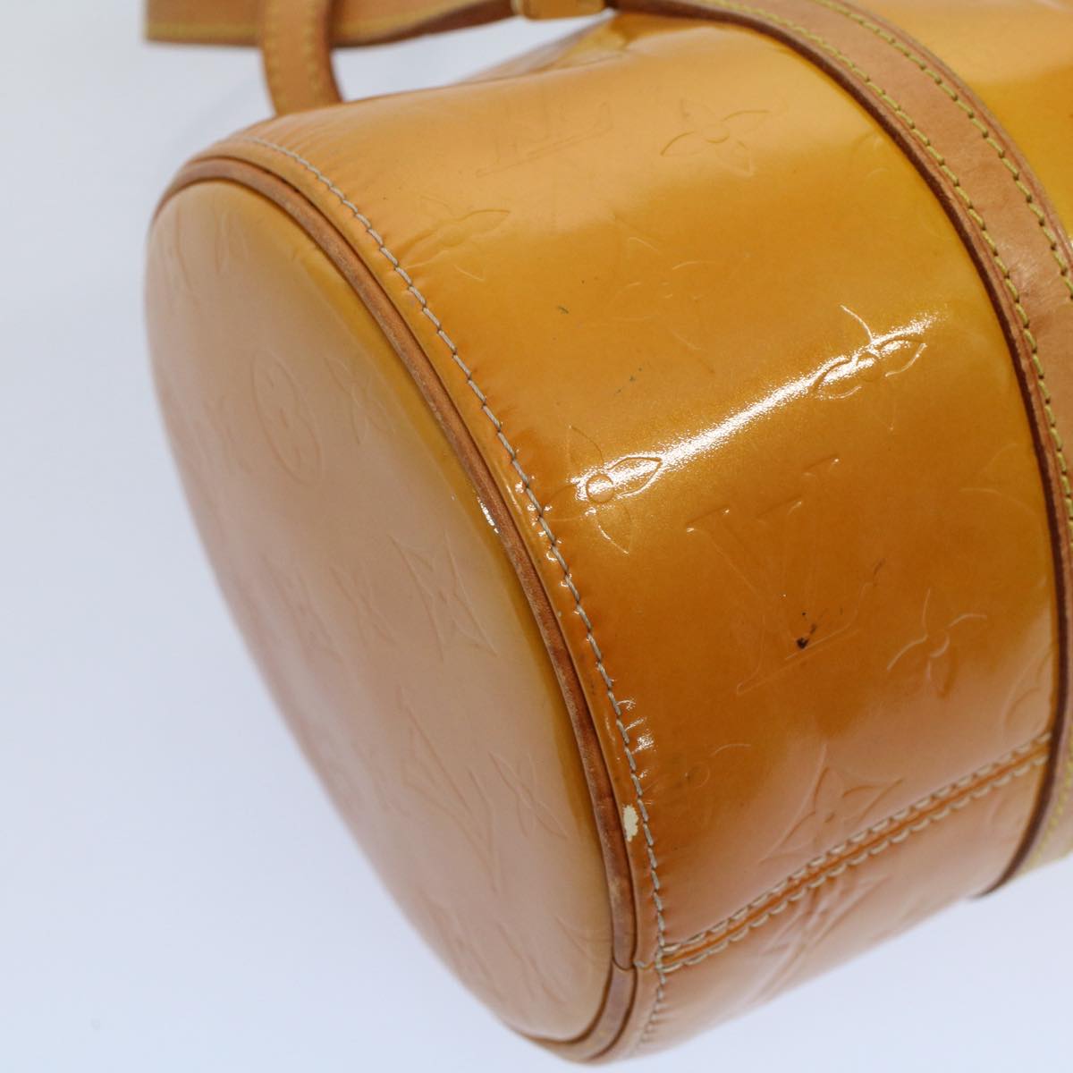 LOUIS VUITTON Monogram Vernis Bedford Hand Bag Beige M91006 LV ac2193