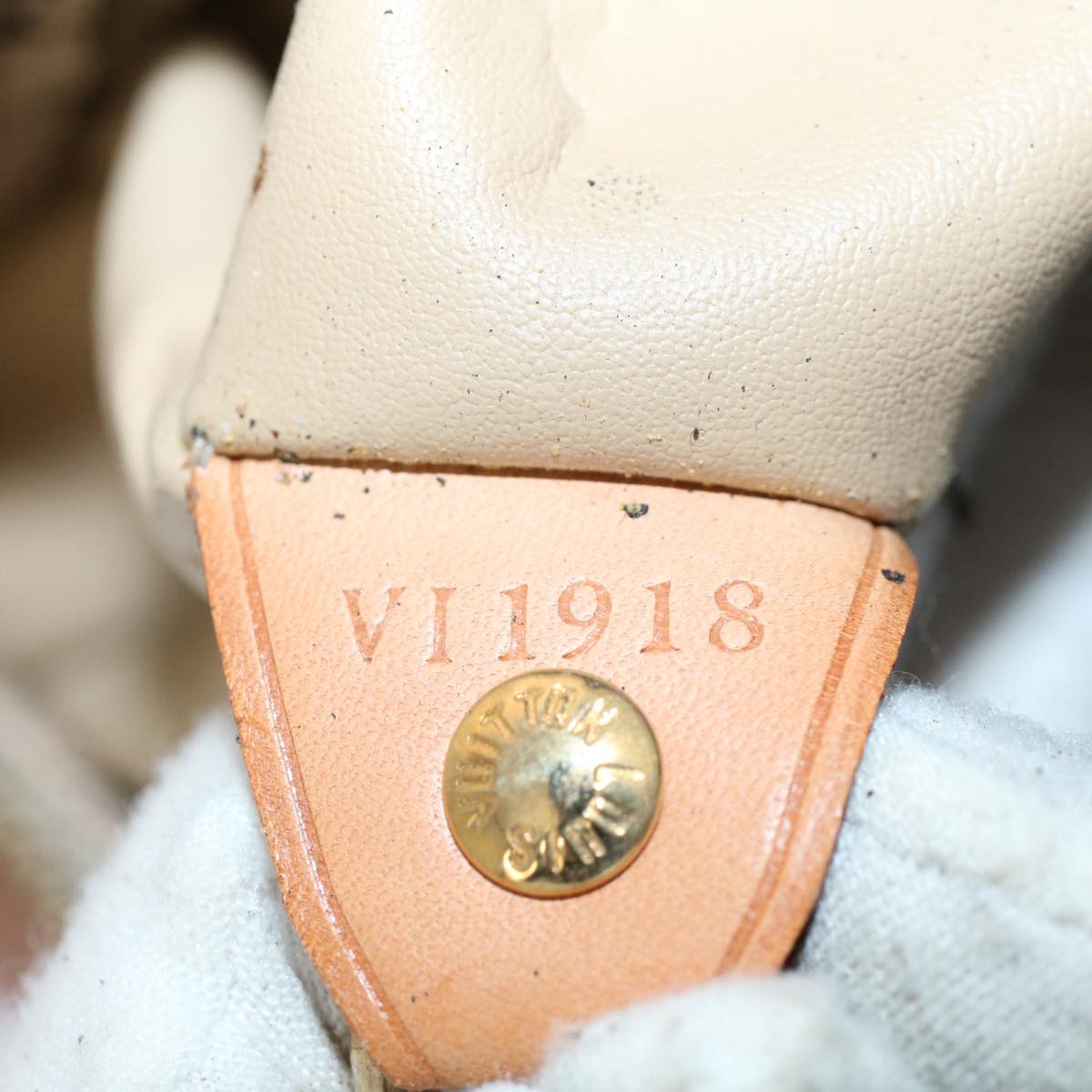 LOUIS VUITTON Monogram Vernis Bedford Hand Bag Beige M91006 LV ac2193