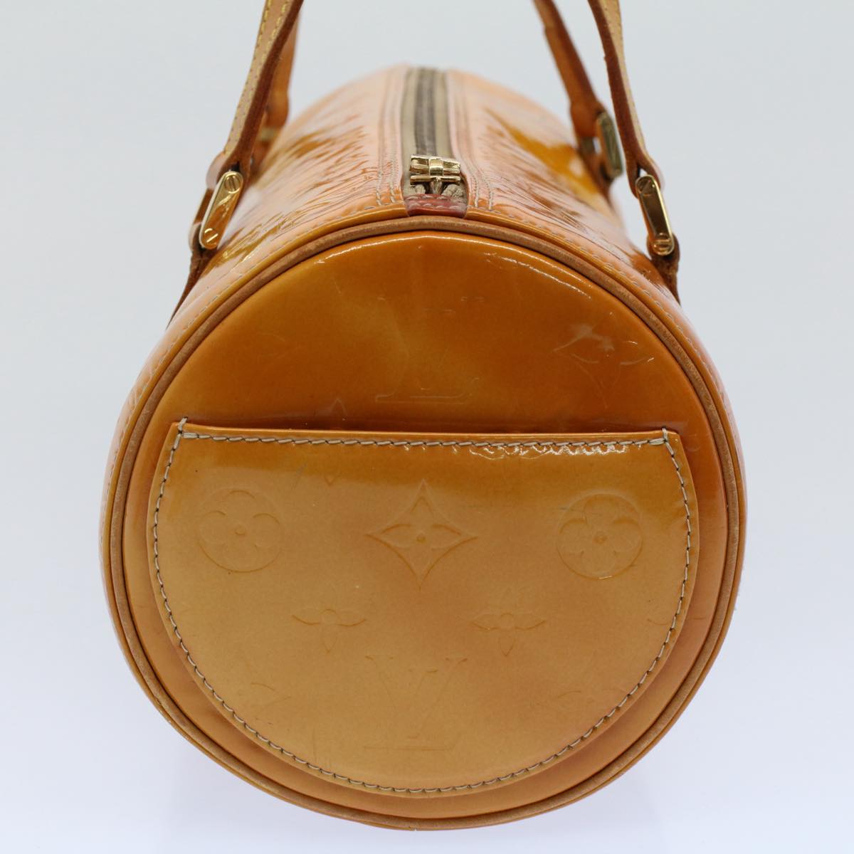 LOUIS VUITTON Monogram Vernis Bedford Hand Bag Beige M91006 LV ac2193