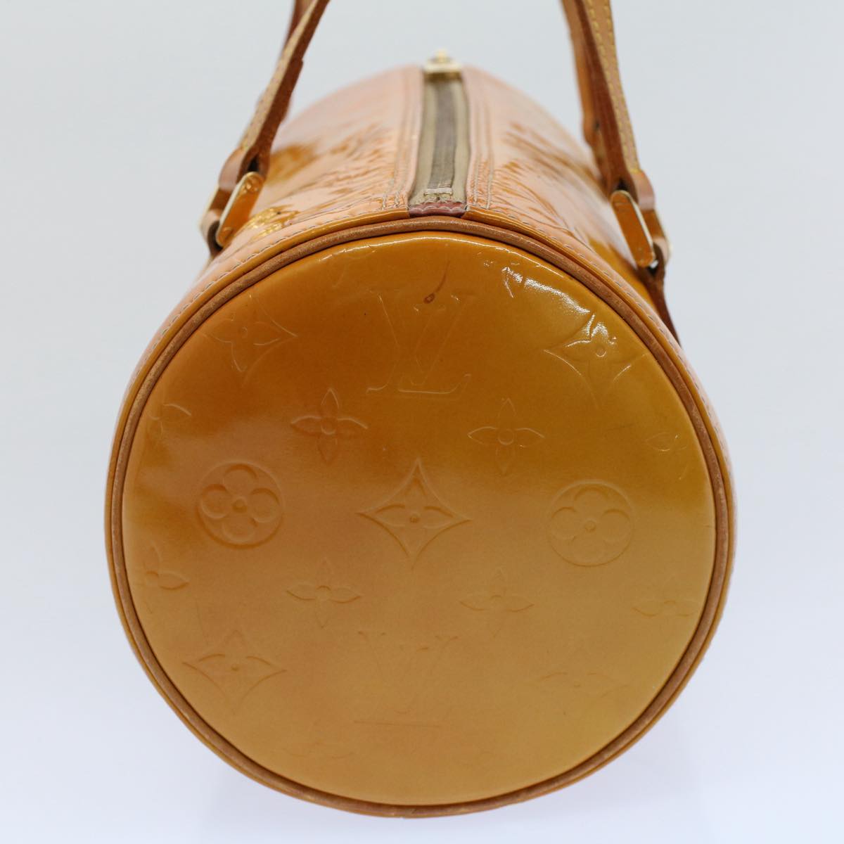 LOUIS VUITTON Monogram Vernis Bedford Hand Bag Beige M91006 LV ac2193