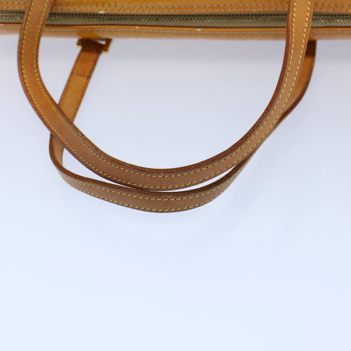 LOUIS VUITTON Monogram Vernis Bedford Hand Bag Beige M91006 LV ac2193