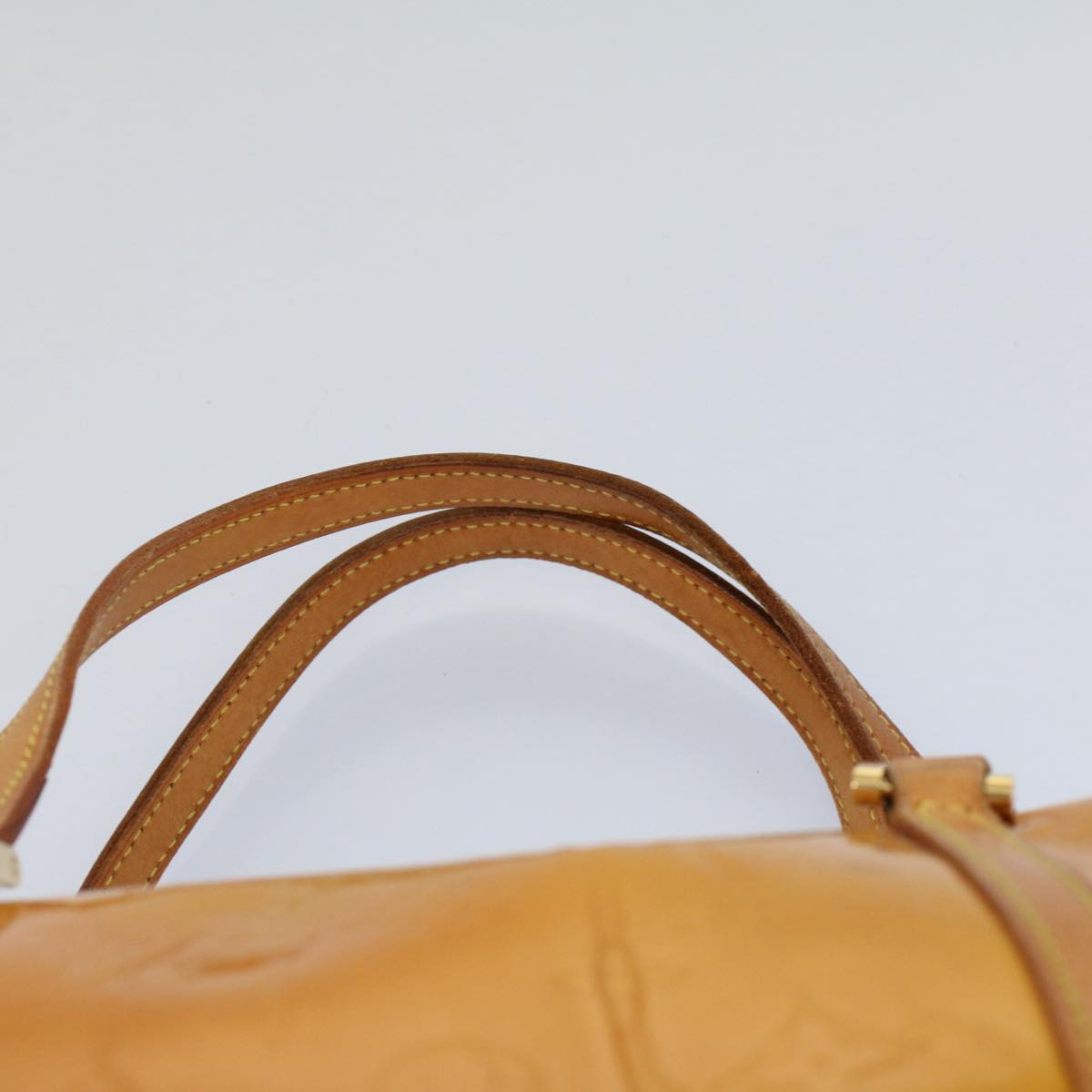 LOUIS VUITTON Monogram Vernis Bedford Hand Bag Beige M91006 LV ac2193