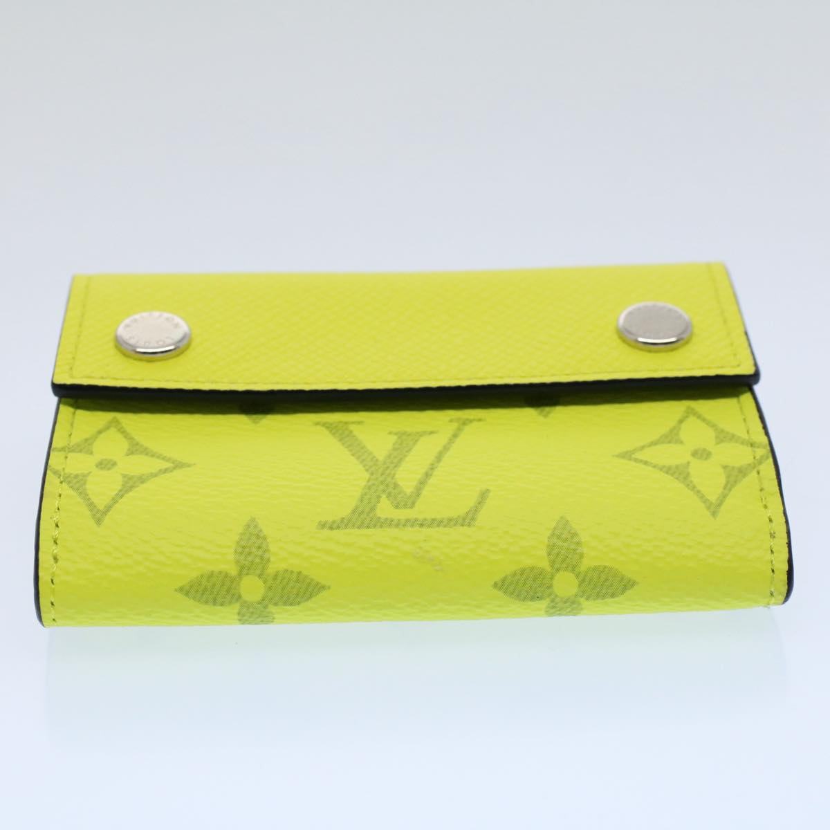 LOUIS VUITTON Taigalama Discovery Compact Wallet Jaune M67629 LV ac2214
