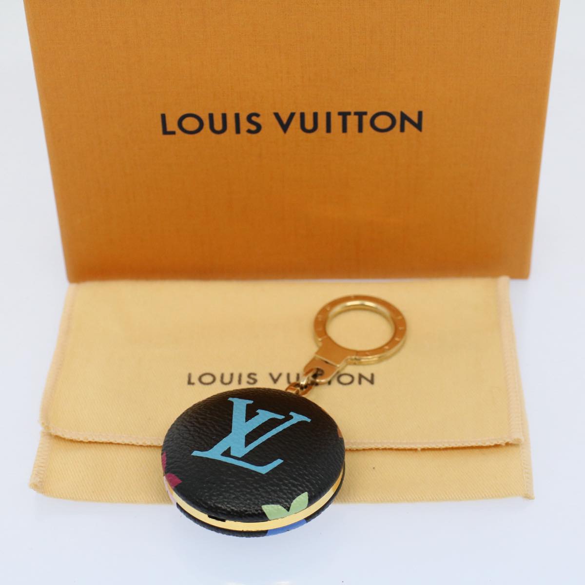 LOUIS VUITTON Monogram Multicolor Canvas Astropill Key Holder M51912 ac2215