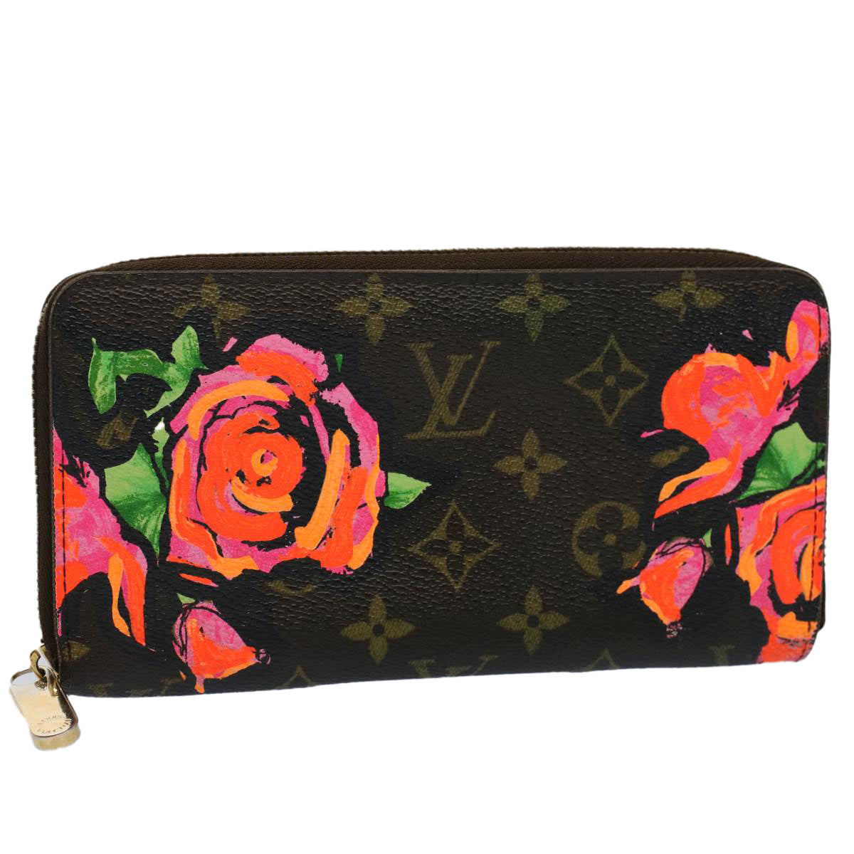 LOUIS VUITTON Monogram Rose Zippy Wallet Long Wallet M93579 LV ac2216
