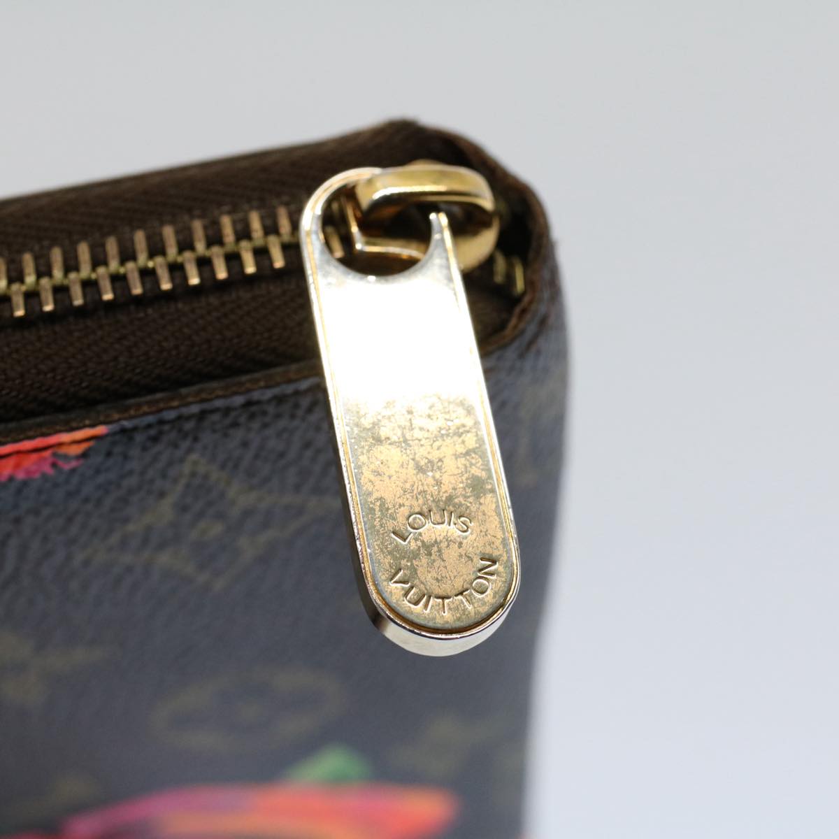 LOUIS VUITTON Monogram Rose Zippy Wallet Long Wallet M93579 LV ac2216