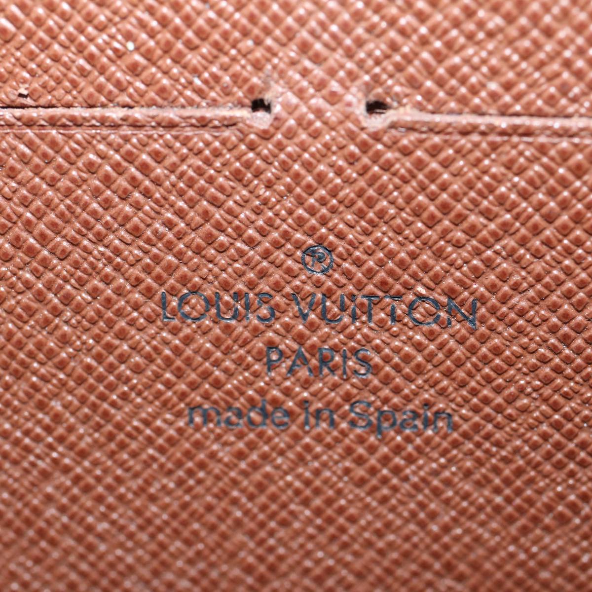 LOUIS VUITTON Monogram Rose Zippy Wallet Long Wallet M93579 LV ac2216