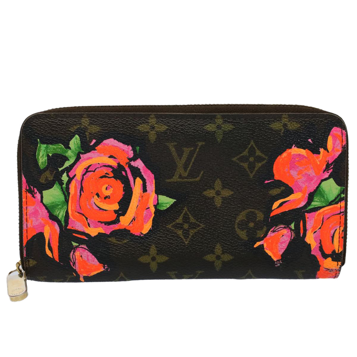 LOUIS VUITTON Monogram Rose Zippy Wallet Long Wallet M93579 LV ac2216