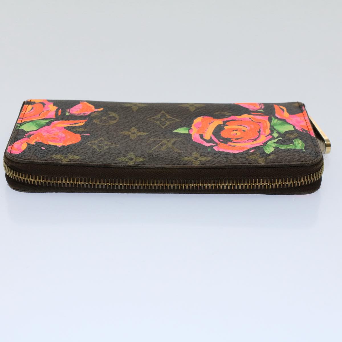 LOUIS VUITTON Monogram Rose Zippy Wallet Long Wallet M93579 LV ac2216