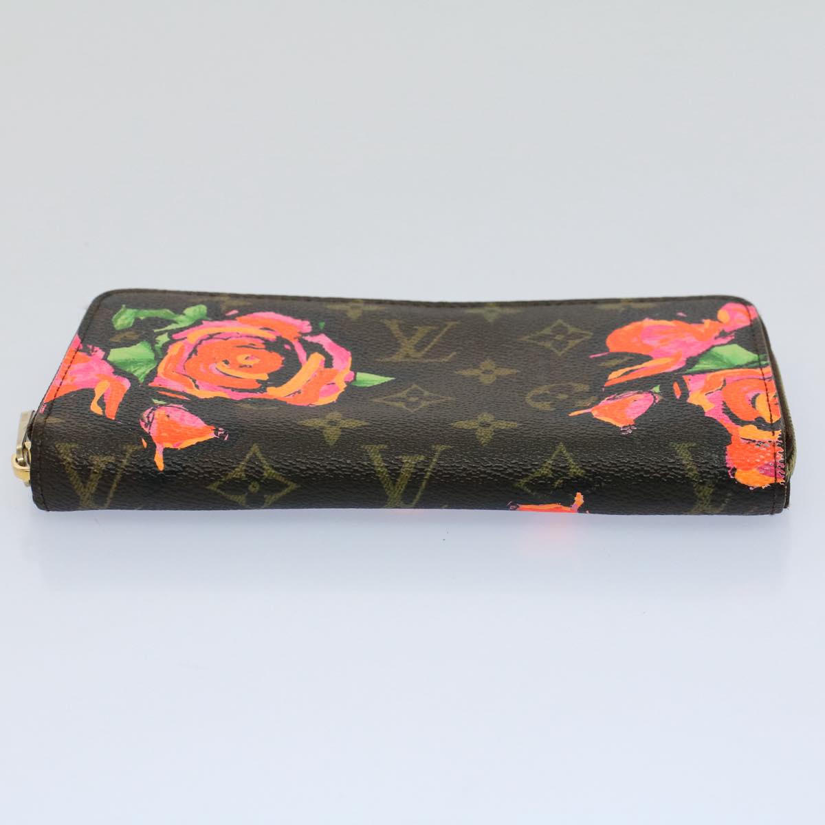LOUIS VUITTON Monogram Rose Zippy Wallet Long Wallet M93579 LV ac2216