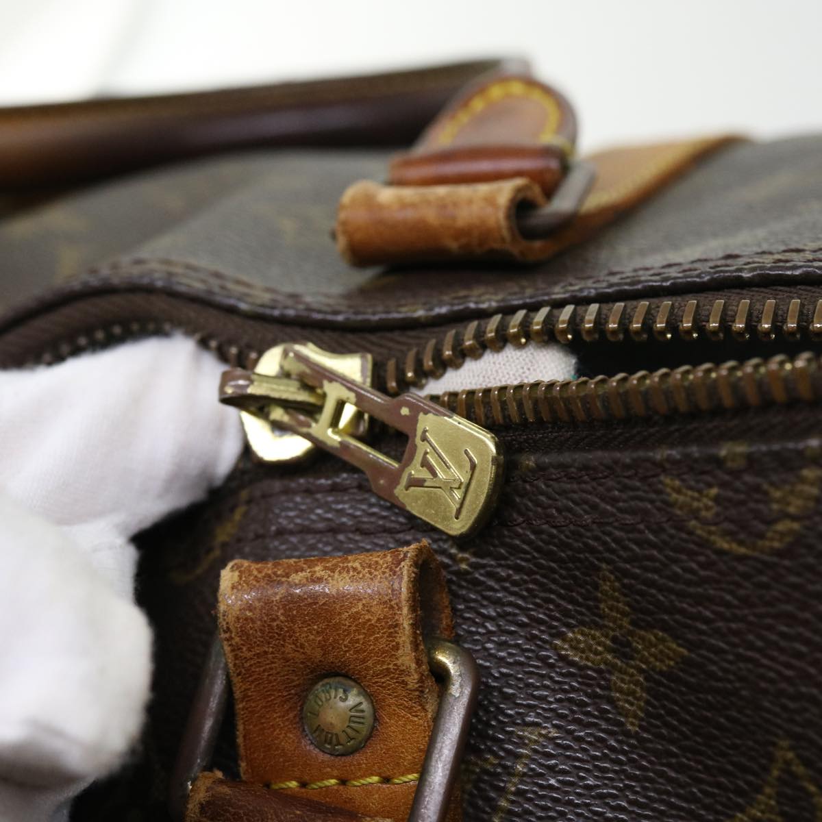 LOUIS VUITTON Monogram Keepall 55 Boston Bag M41424 LV ac2219