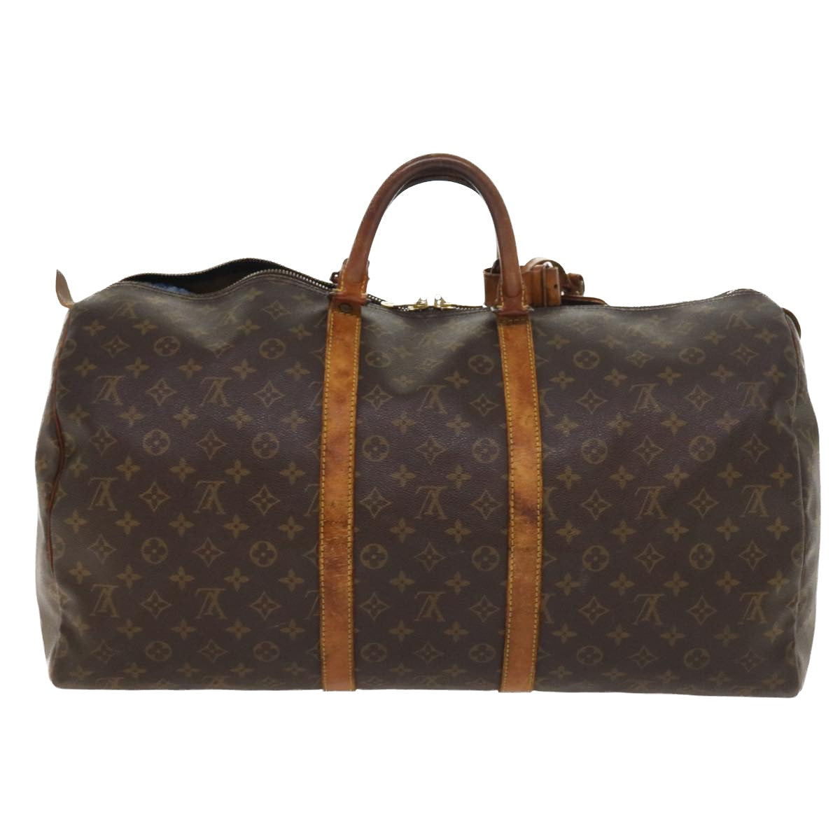 LOUIS VUITTON Monogram Keepall 55 Boston Bag M41424 LV ac2219