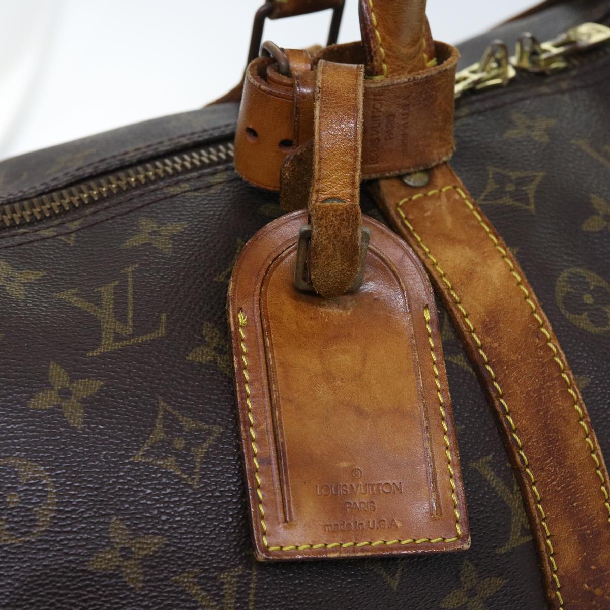 LOUIS VUITTON Monogram Keepall 55 Boston Bag M41424 LV ac2219
