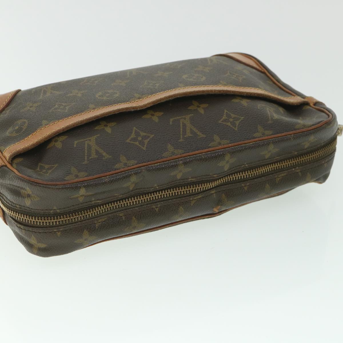 LOUIS VUITTON Monogram Compiegne 28 Clutch Bag M51845 LV ac2258