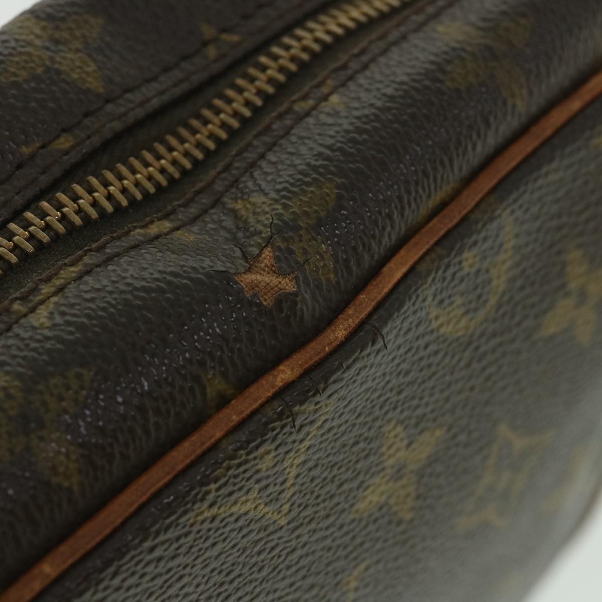 LOUIS VUITTON Monogram Compiegne 28 Clutch Bag M51845 LV ac2258