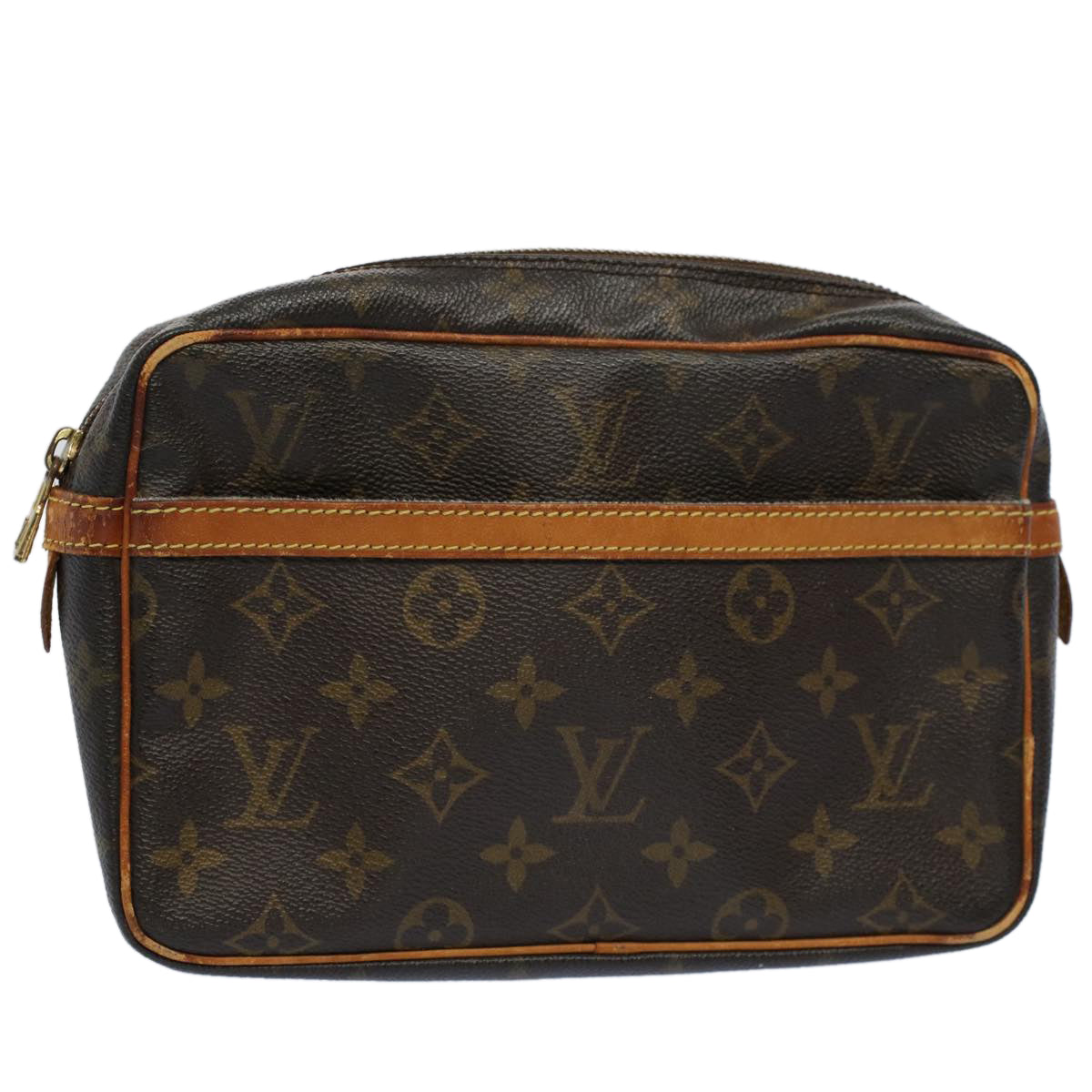 LOUIS VUITTON Monogram Compiegne 23 Clutch Bag M51847 LV ac2261