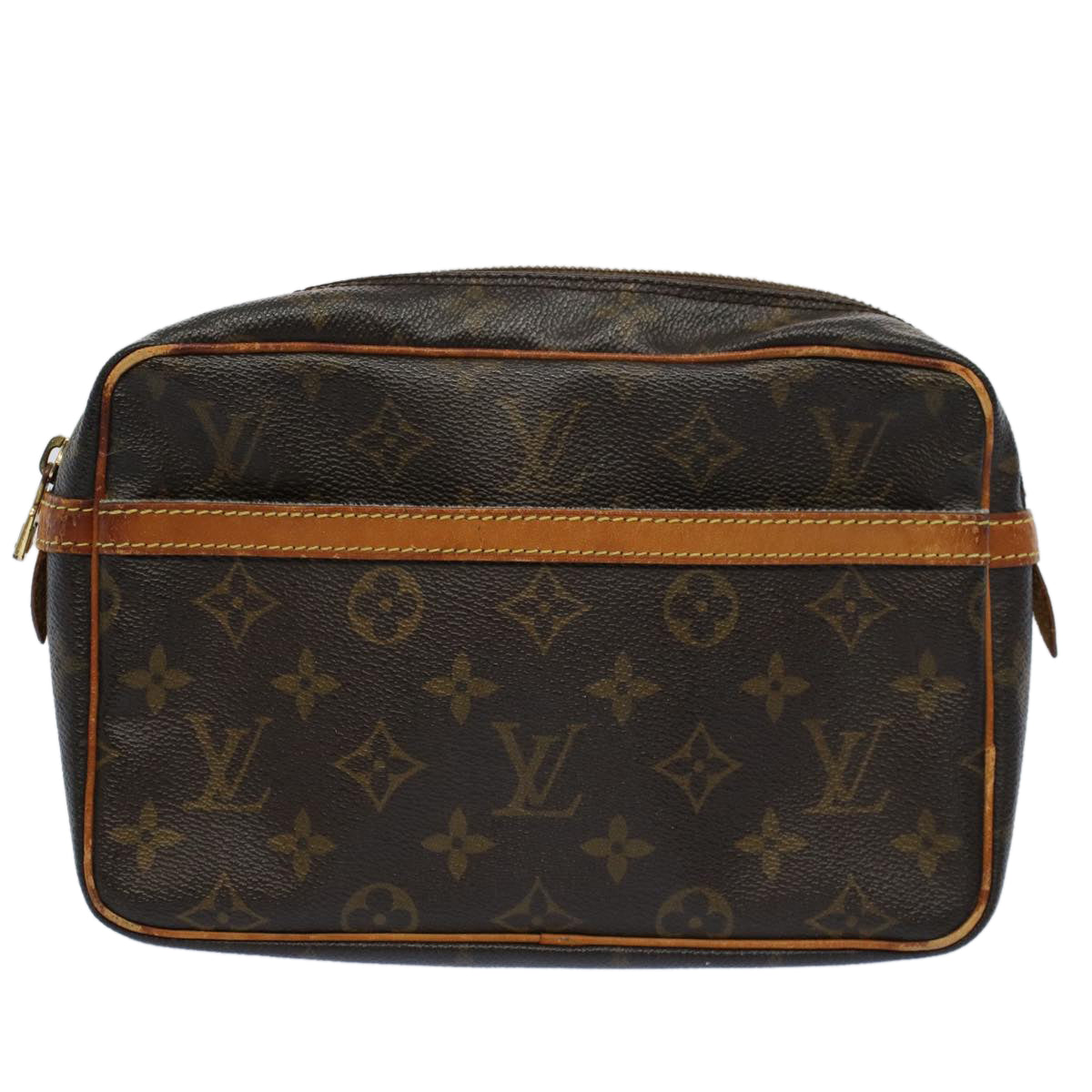LOUIS VUITTON Monogram Compiegne 23 Clutch Bag M51847 LV ac2261