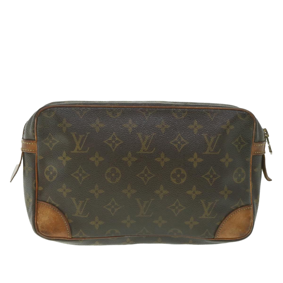 LOUIS VUITTON Monogram Compiegne 28 Clutch Bag M51845 LV ac2263