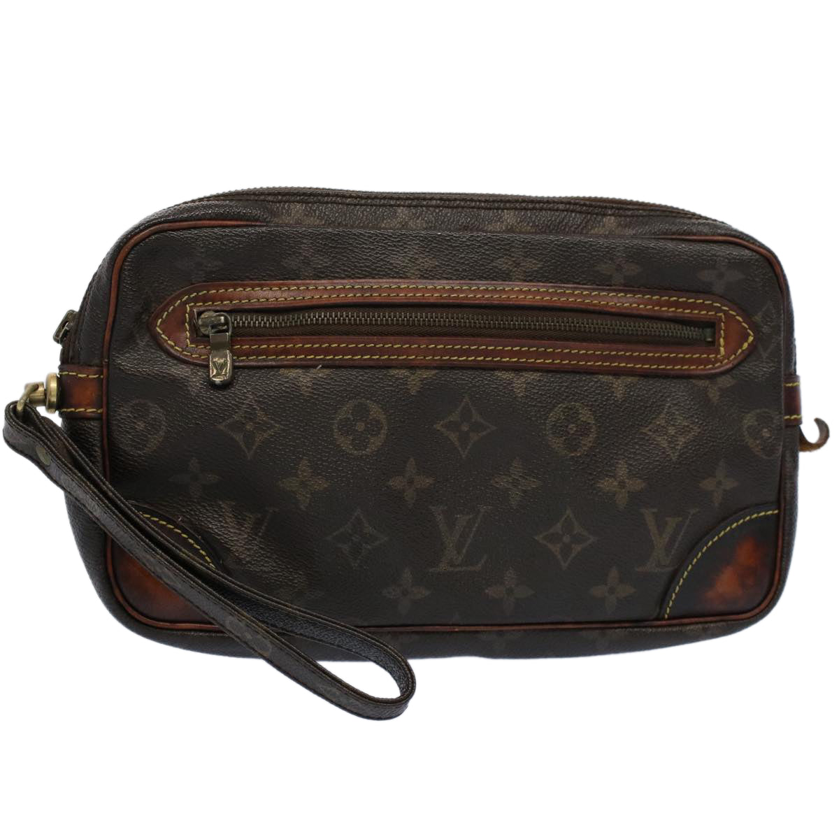 LOUIS VUITTON Monogram Marly Dragonne PM Clutch Bag M51827 LV ac2264