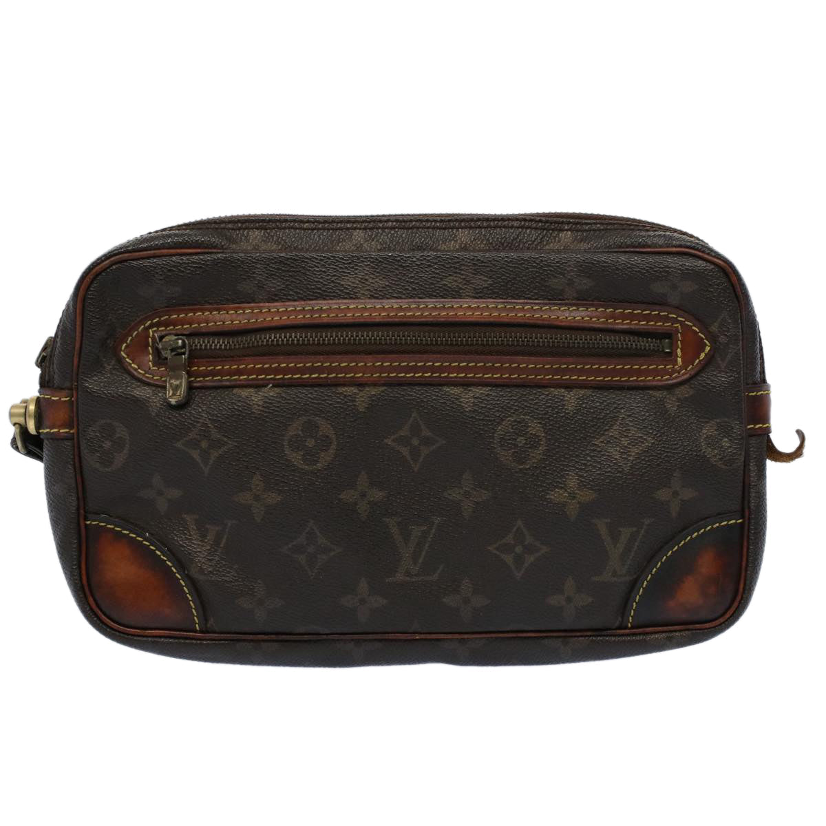 LOUIS VUITTON Monogram Marly Dragonne PM Clutch Bag M51827 LV ac2264