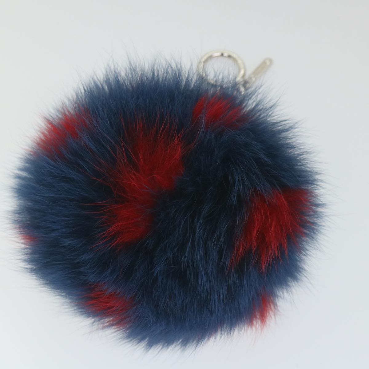 Luxury FendiPom Pom Charm Fur Red Navyac2313