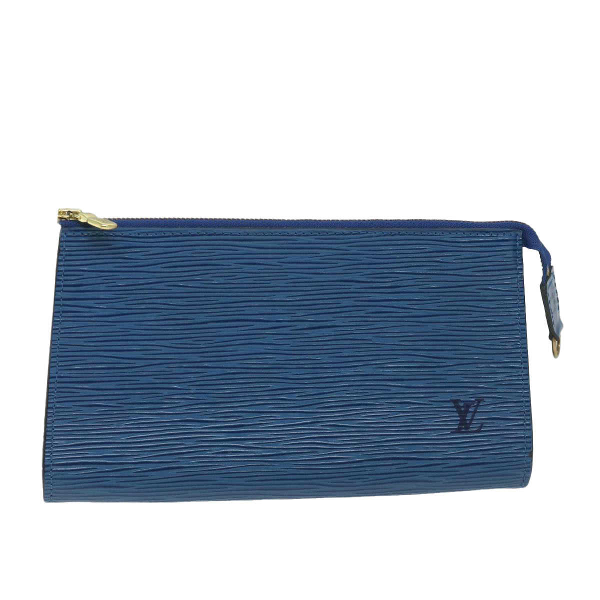 LOUIS VUITTON Epi Pochette Accessoires Pouch Blue M52985 LV ac2407