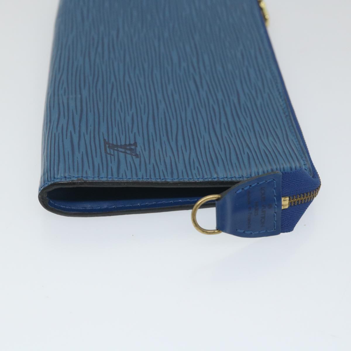 LOUIS VUITTON Epi Pochette Accessoires Pouch Blue M52985 LV ac2407