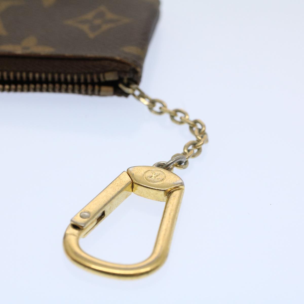 LOUIS VUITTON Monogram Pochette Cles Coin Purse M62650 LV ac2415