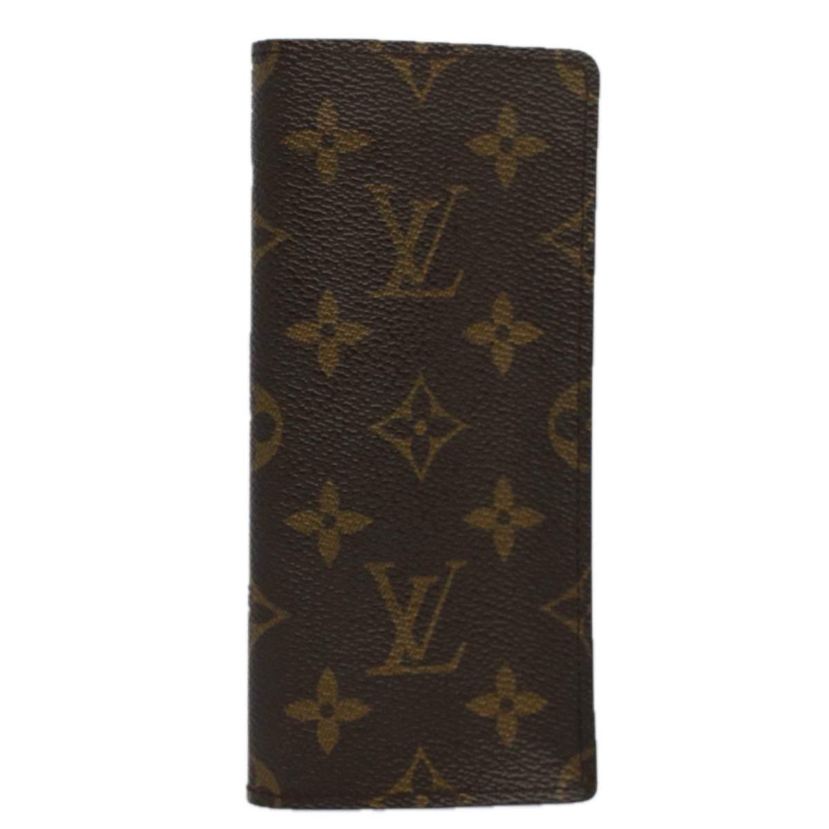 LOUIS VUITTON Monogram Etui Lunette Simple Glasses Case M62962 LV ac2417