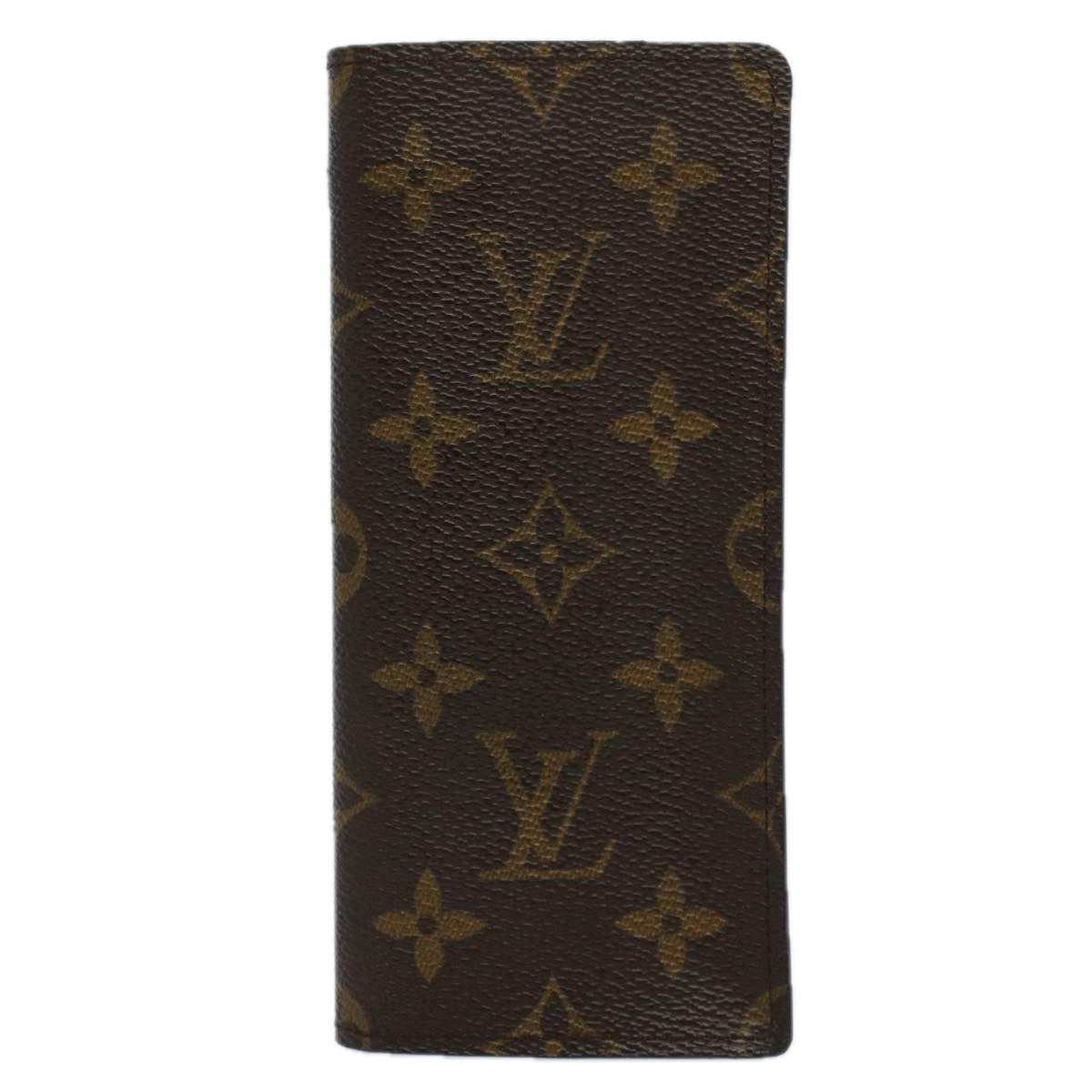 LOUIS VUITTON Monogram Etui Lunette Simple Glasses Case M62962 LV ac2417