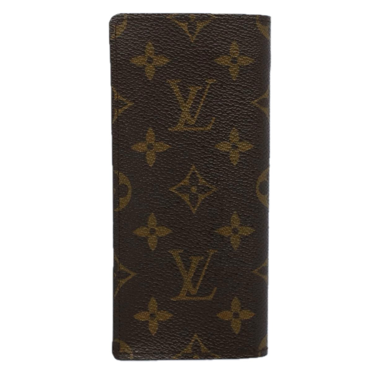 LOUIS VUITTON Monogram Etui Lunette Simple Glasses Case M62962 LV ac2417